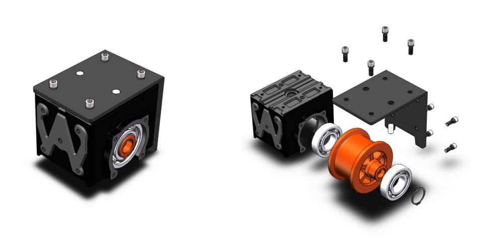 DRS wheel block system