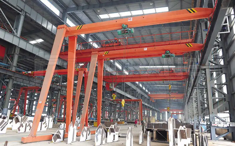 5 Ton Single Girder Semi Gantry Cranes