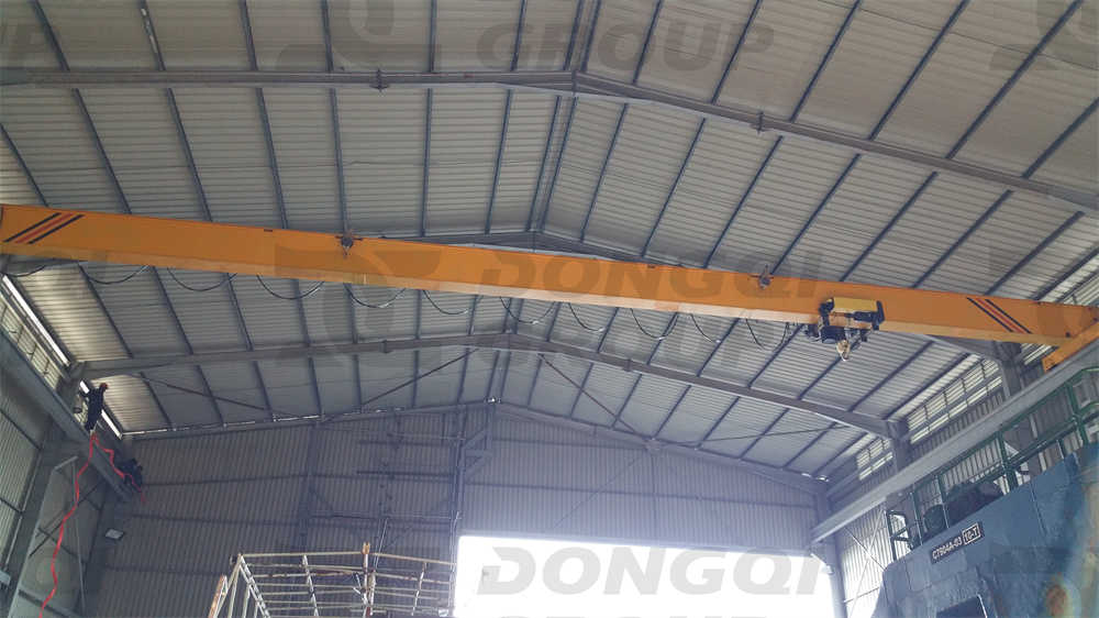 HD type 5 ton single beam overhead crane