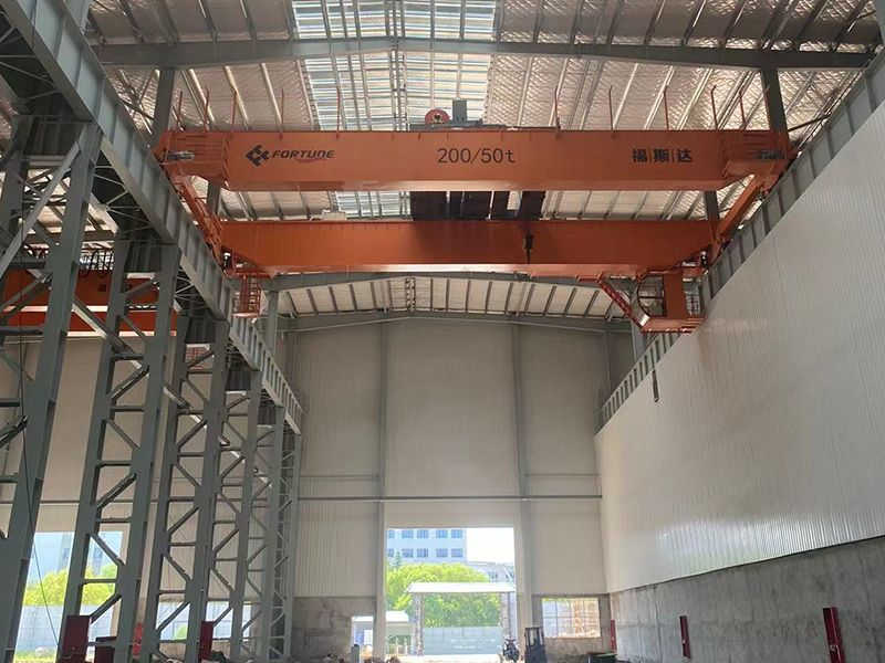 200/50 ton double girder overhead crane