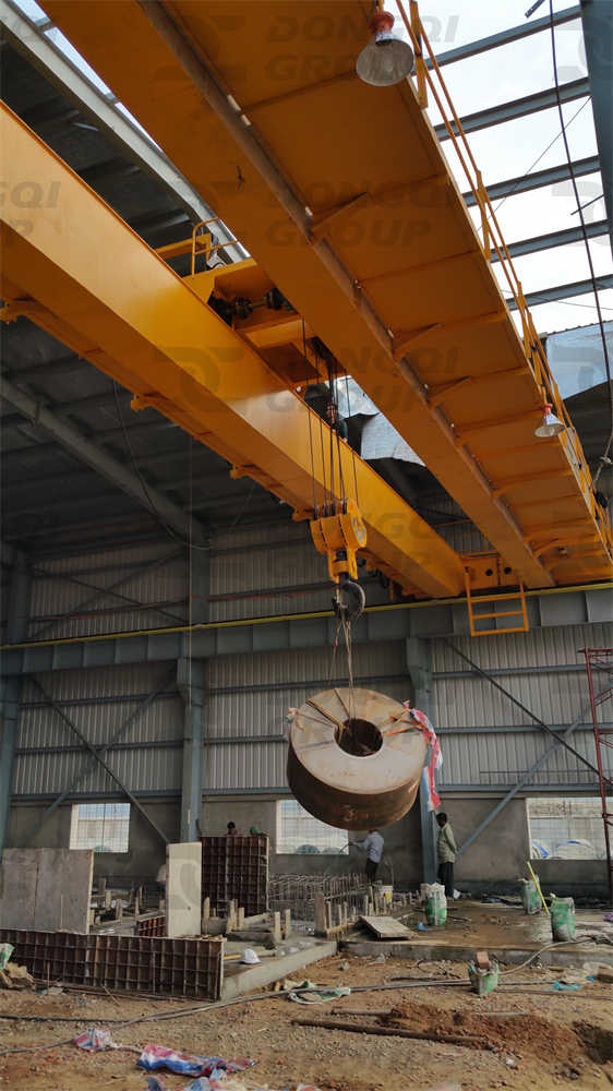 Installation process of a 20 ton double beam overhead crane