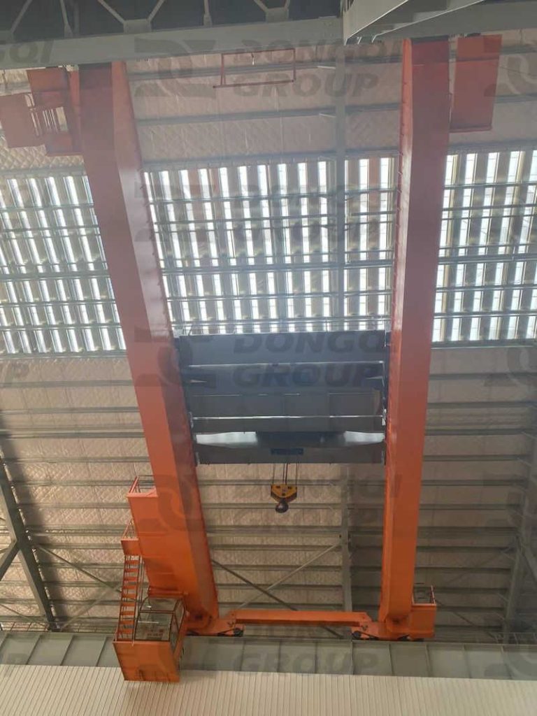 overhead crane installation site