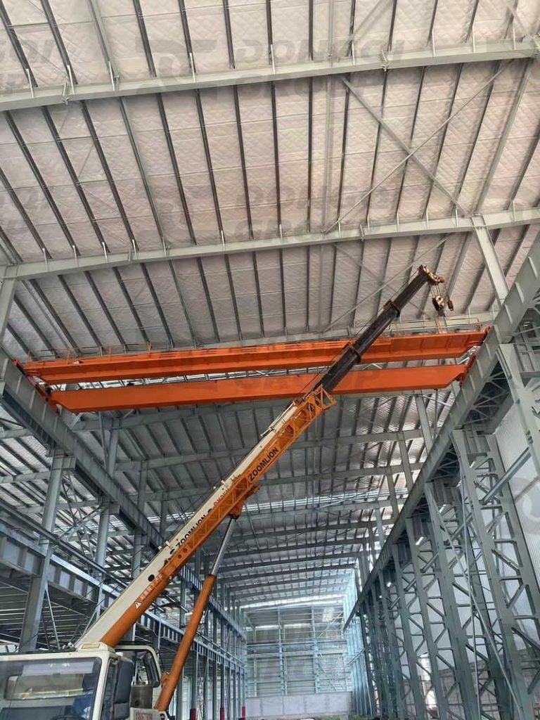 overhead crane installation site