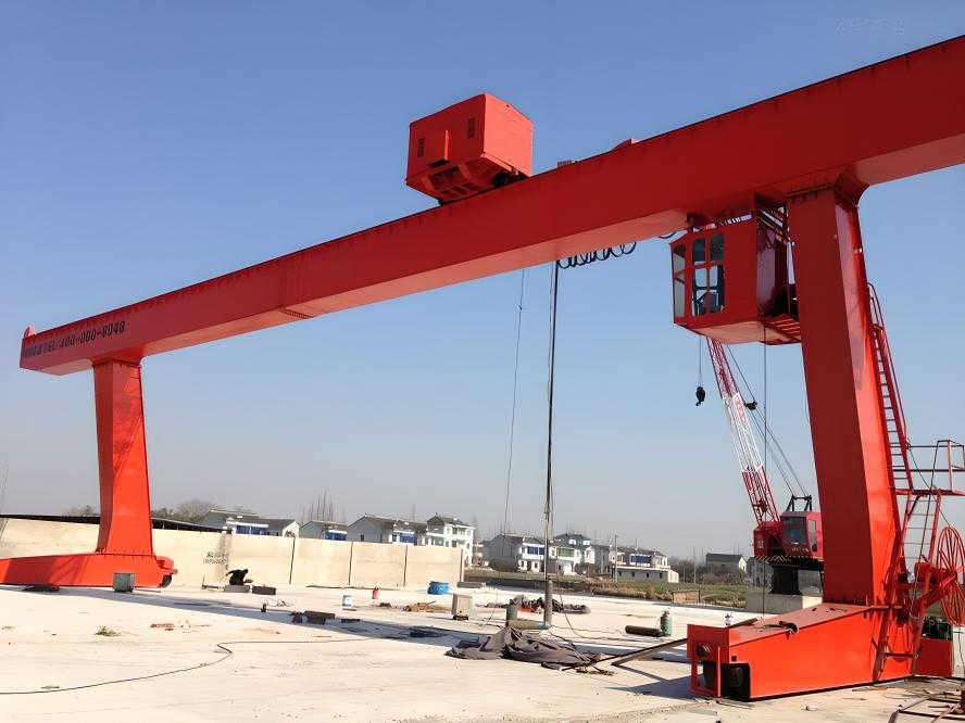 MDZ single beam grab gantry crane